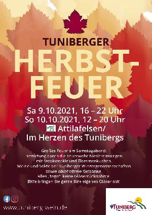 Premiere für Herbst-Feuer auf dem Tuniberg bei Freiburg